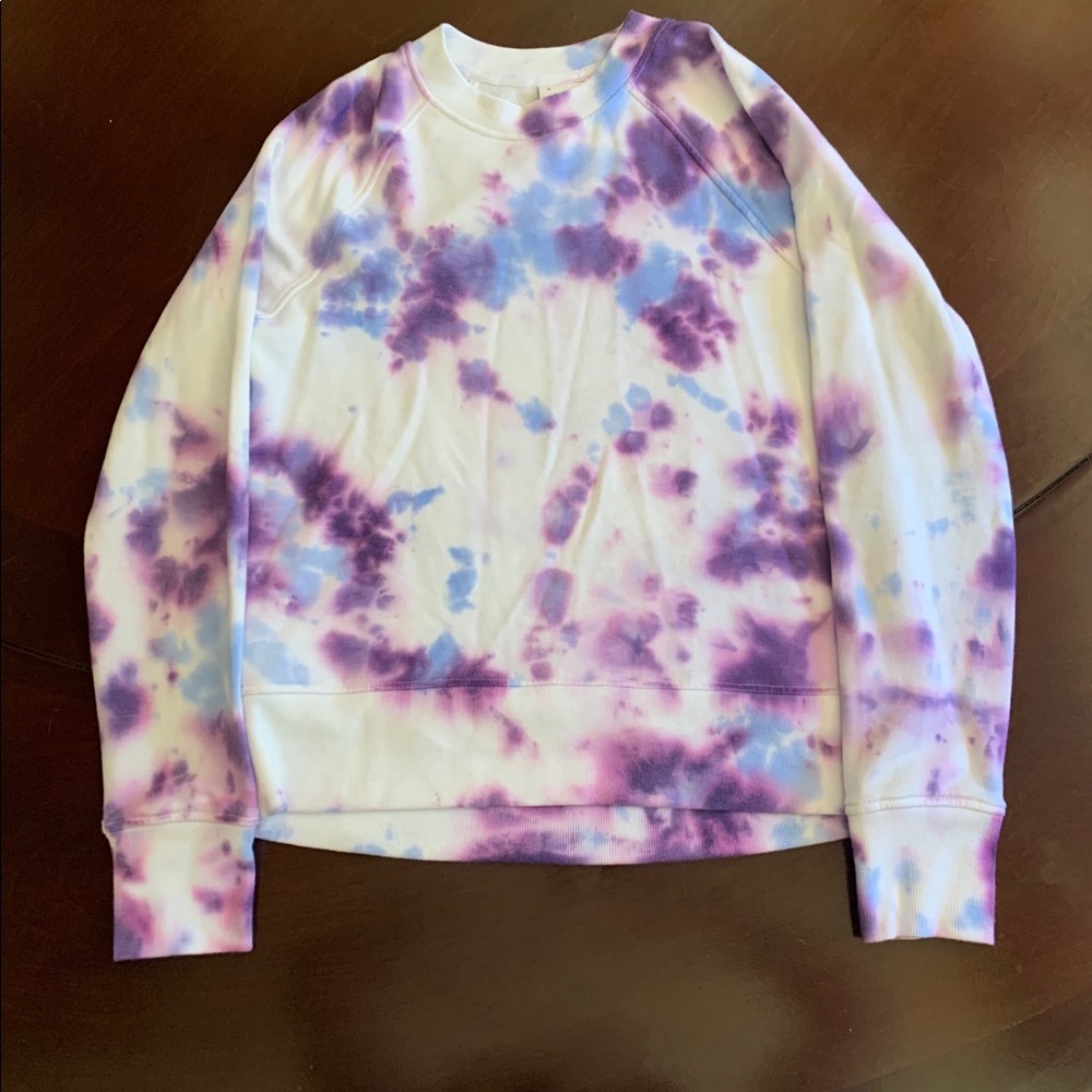 NWOT Hand Tie-Died Sweatshirt